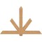 Ekena Millwork Kennewick Timber Gable Bracket, Western Red Cedar, 72"W x 48"H x 5 1/2"D x 5 1/2"F, 16/12 Pitch GBW072X48X0606KEN00SWR - alternate 1